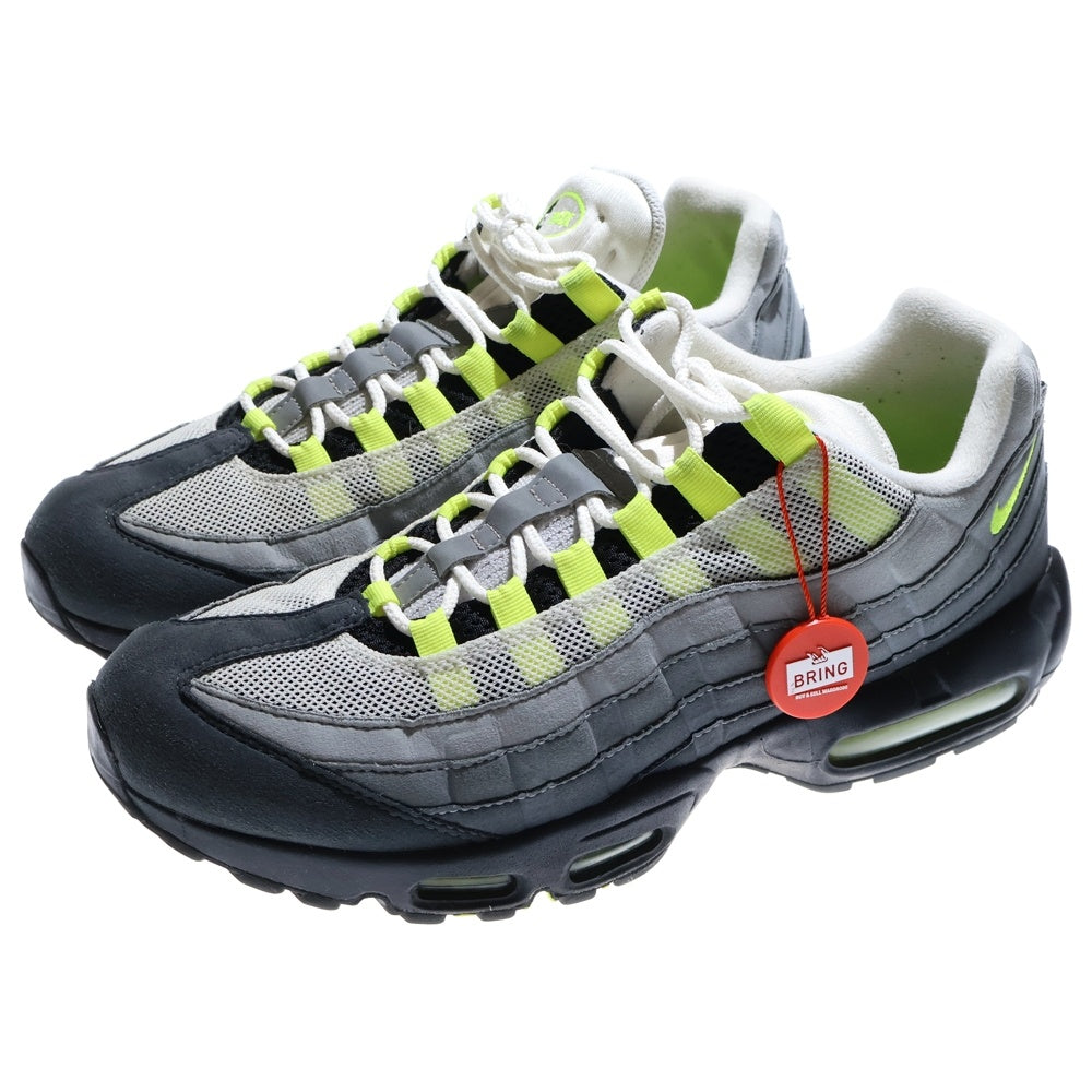 NIKE(ナイキ) AIR MAX 95 OG NEON YELLOW CT1689-001 エアマックス イエローグラデ ローカットスニーカー グレー/イエロー US10.5/28.5cm