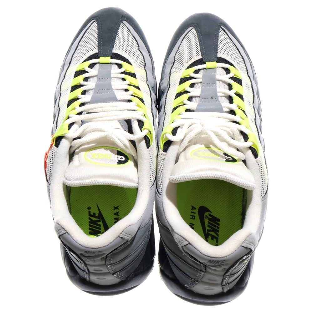 NIKE(ナイキ) AIR MAX 95 OG NEON YELLOW CT1689-001 エアマックス イエローグラデ ローカットスニーカー グレー/イエロー US10.5/28.5cm