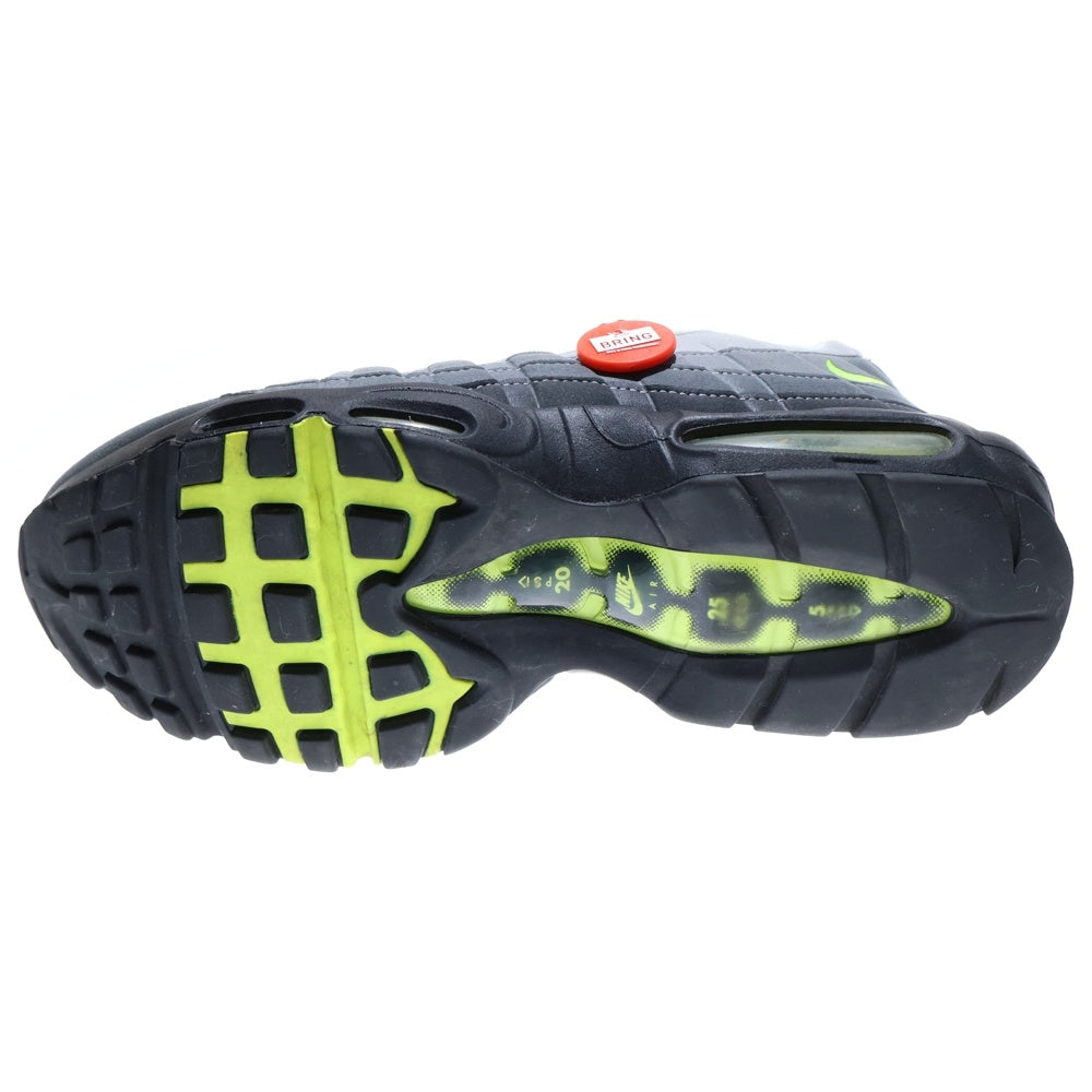NIKE(ナイキ) AIR MAX 95 OG NEON YELLOW CT1689-001 エアマックス イエローグラデ ローカットスニーカー グレー/イエロー US10.5/28.5cm