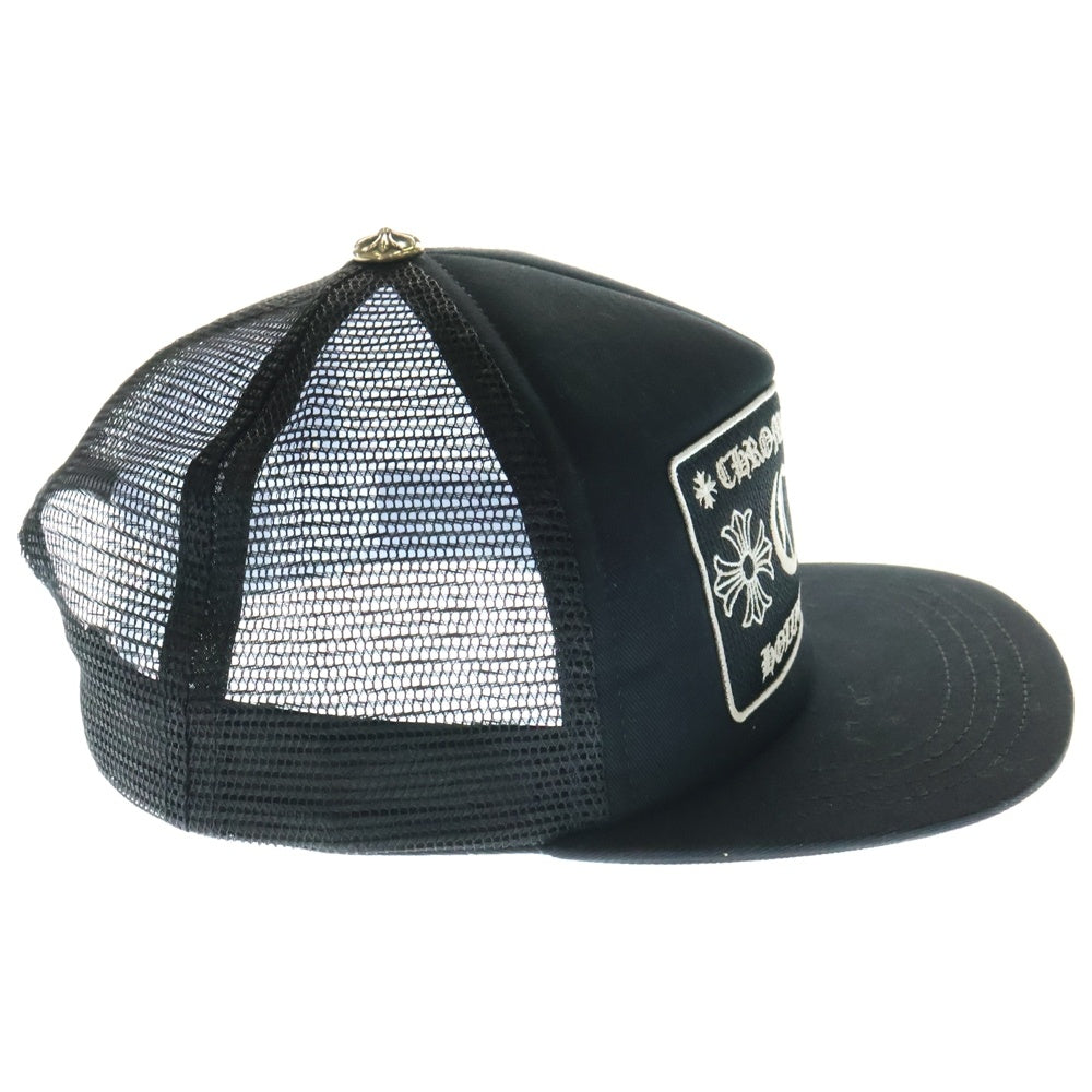 CHROME HEARTS(クロムハーツ) TRUCKER CH CAP CHパッチ クロスボール付メッシュトラッカーキャップ 帽子 ブラック/シルバー