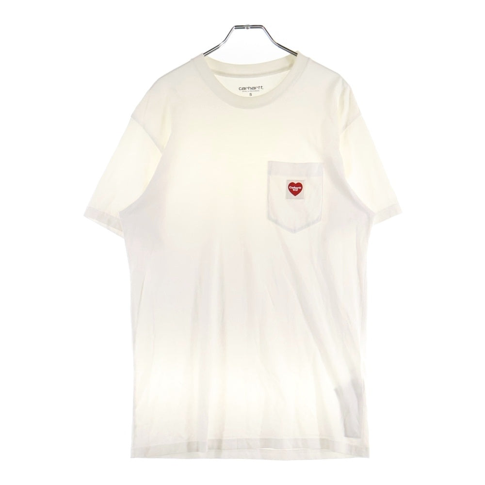 Carhartt WIP(カーハート ダブリューアイピー) POCKET HEART LOGO T-SHIRT ポケット ハートロゴ ホワイト 80331.22TRHK000077.0323