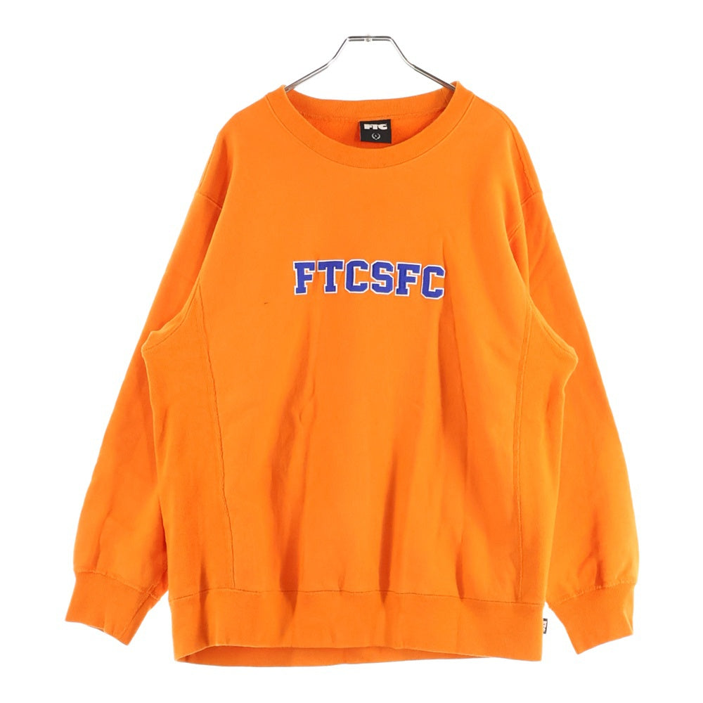FTC(エフシーティー) FTCSEC LOGO CREW NECK クルーネック スウェット オレンジ
