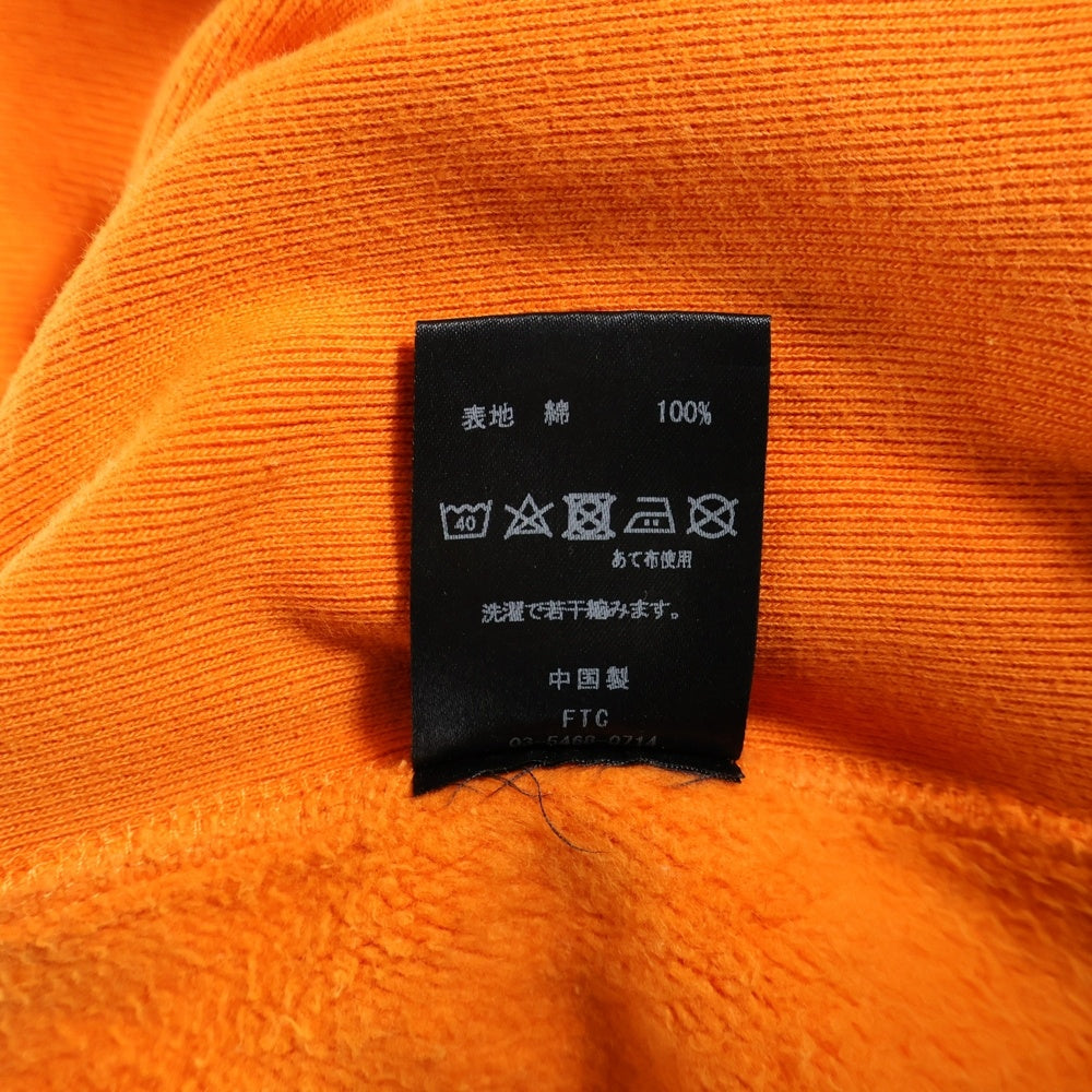 FTC(エフシーティー) FTCSEC LOGO CREW NECK クルーネック スウェット オレンジ