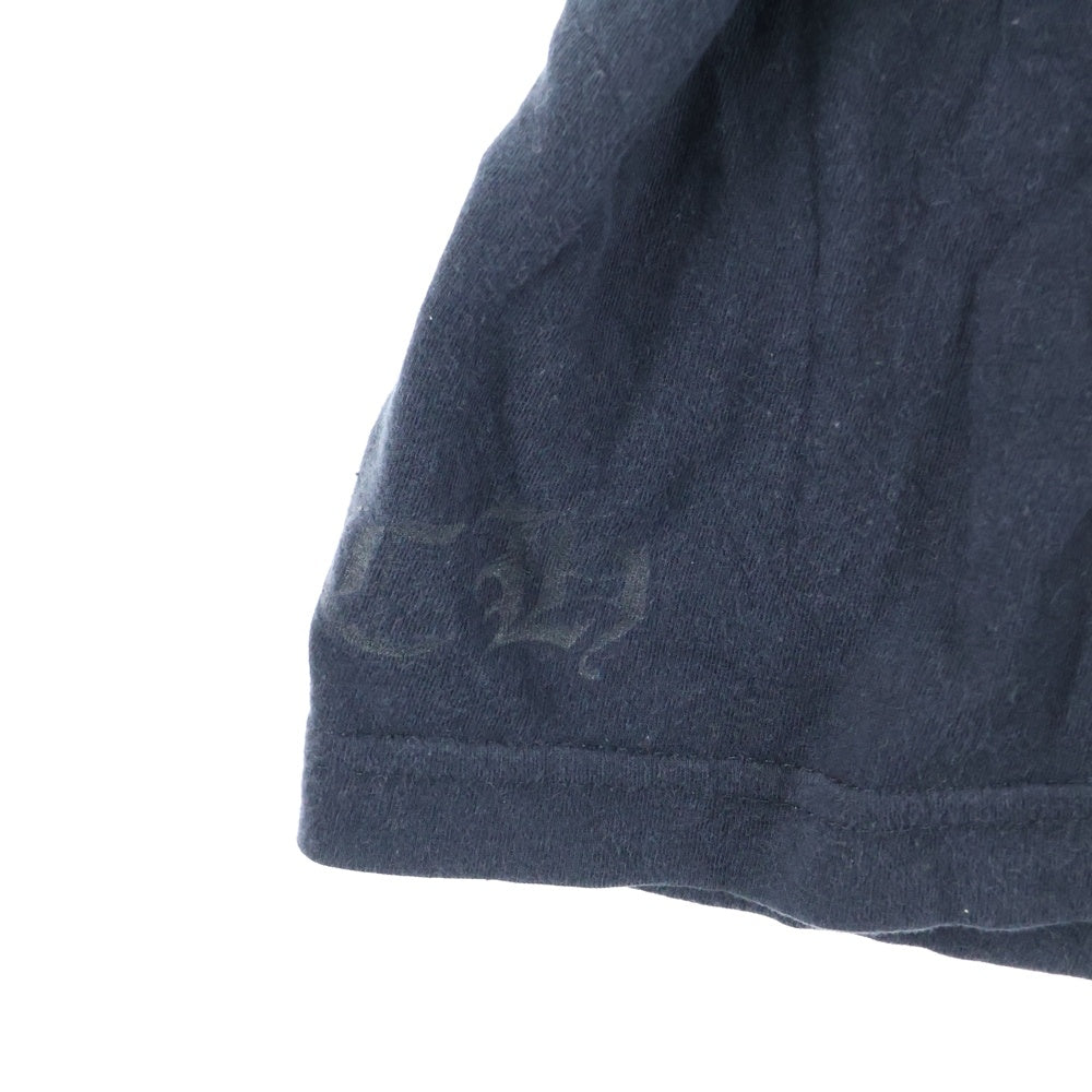 CHROME HEARTS(クロムハーツ) NECK LOGO TEE ネックロゴ バックプリント ホースシュー 半袖Tシャツカットソー ブラック