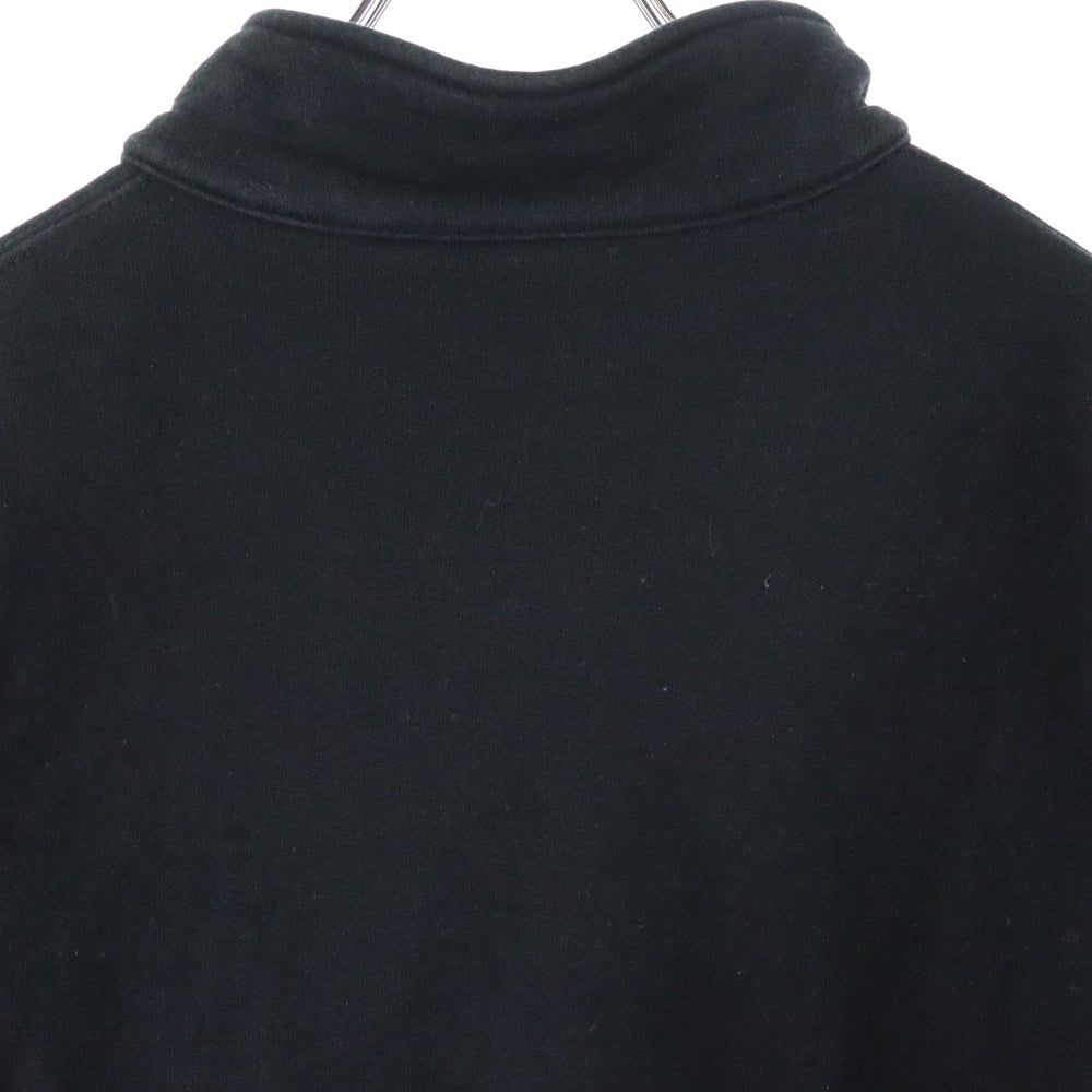 SUPREME(シュプリーム) 15AW SUP HALF ZIP PULLOVER ビックロゴ ハーフジップ プルオーバー ブラック