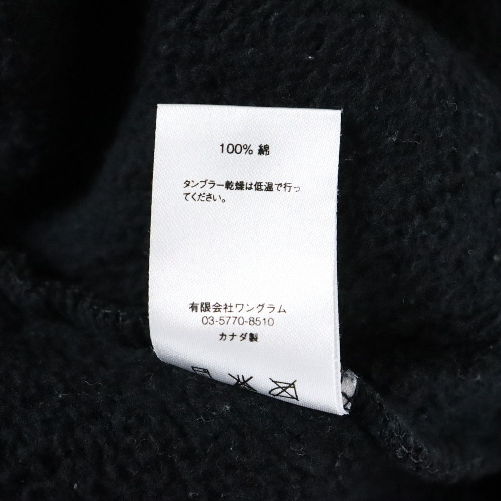 SUPREME(シュプリーム) 15AW SUP HALF ZIP PULLOVER ビックロゴ ハーフジップ プルオーバー ブラック