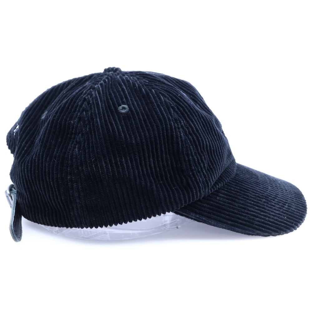 SUPREME(シュプリーム) 23AW CORDUROY S LOGO 6 PANEL コーデュロイ S ロゴ 6 パネル ブラック