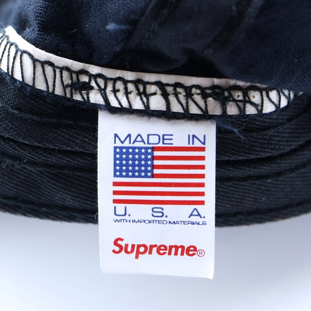 SUPREME(シュプリーム) 23AW CORDUROY S LOGO 6 PANEL コーデュロイ S ロゴ 6 パネル ブラック