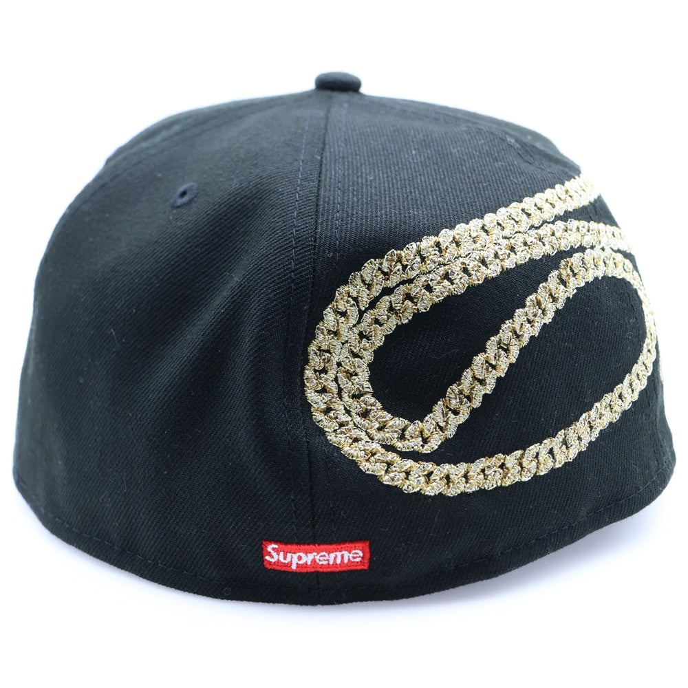 SUPREME(シュプリーム) 23AW × NEW ERA JESUS PIECE S LOGO 6 PANEL ジーザスピース Sロゴ 刺繍 ブラック