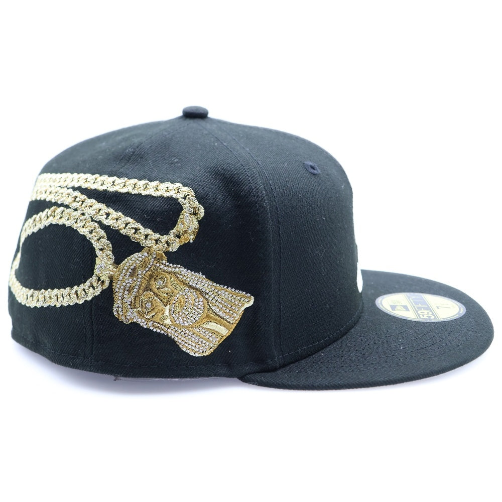 SUPREME(シュプリーム) 23AW × NEW ERA JESUS PIECE S LOGO 6 PANEL ジーザスピース Sロゴ 刺繍 ブラック