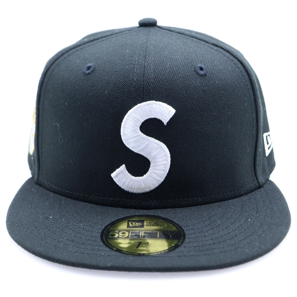 SUPREME(シュプリーム) 23AW × NEW ERA JESUS PIECE S LOGO 6 PANEL ジーザスピース Sロゴ 刺繍 ブラック