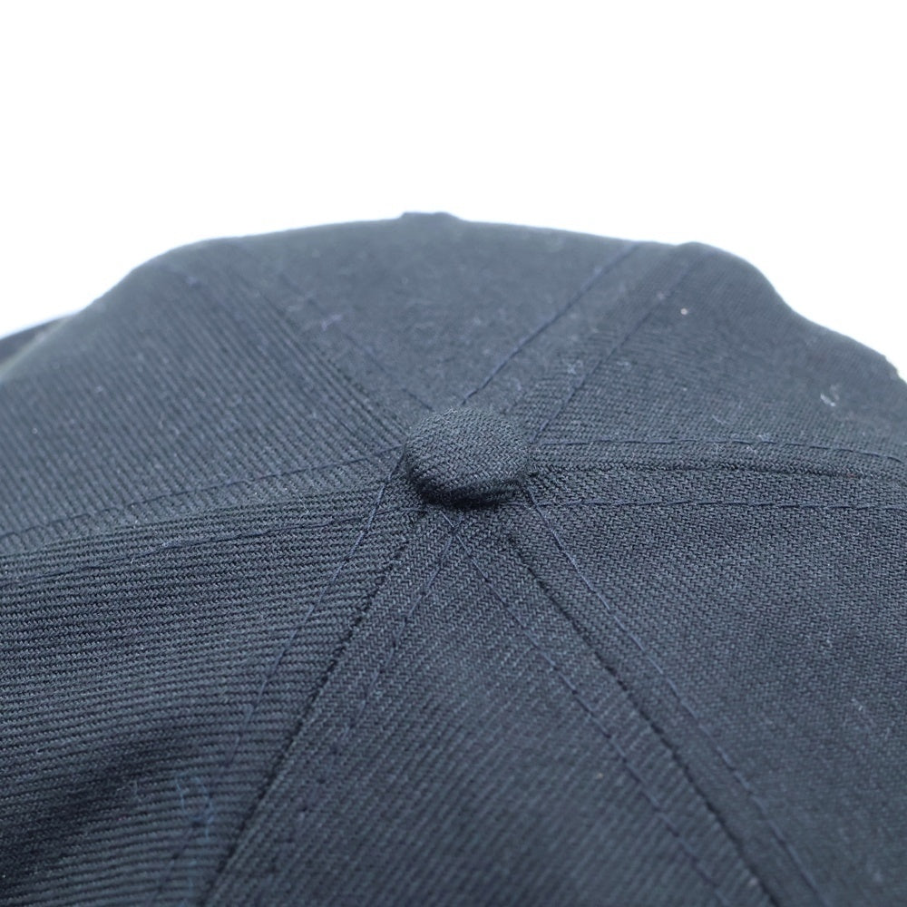 SUPREME(シュプリーム) 23AW × NEW ERA JESUS PIECE S LOGO 6 PANEL ジーザスピース Sロゴ 刺繍 ブラック