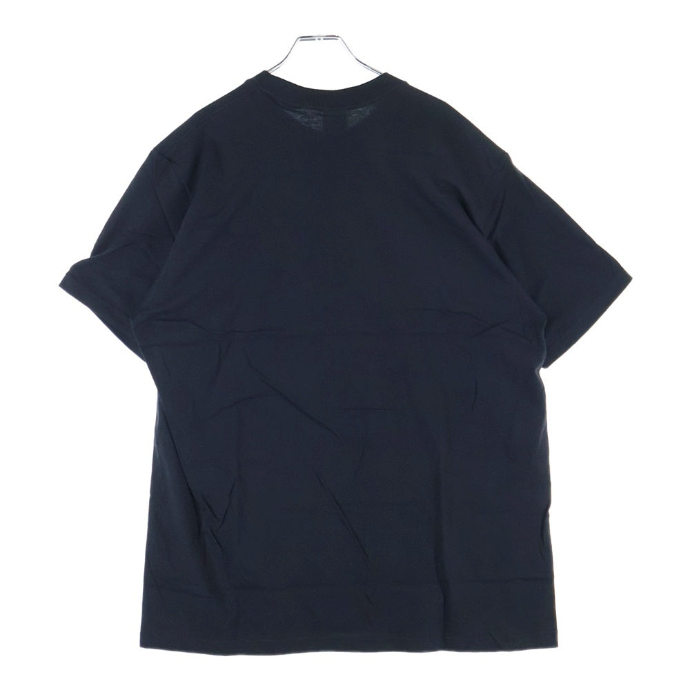 SUPREME(シュプリーム) 20SS Chrome Logo Tee クローム ロゴプリント クルーネック半袖Tシャツ カットソー ブラック