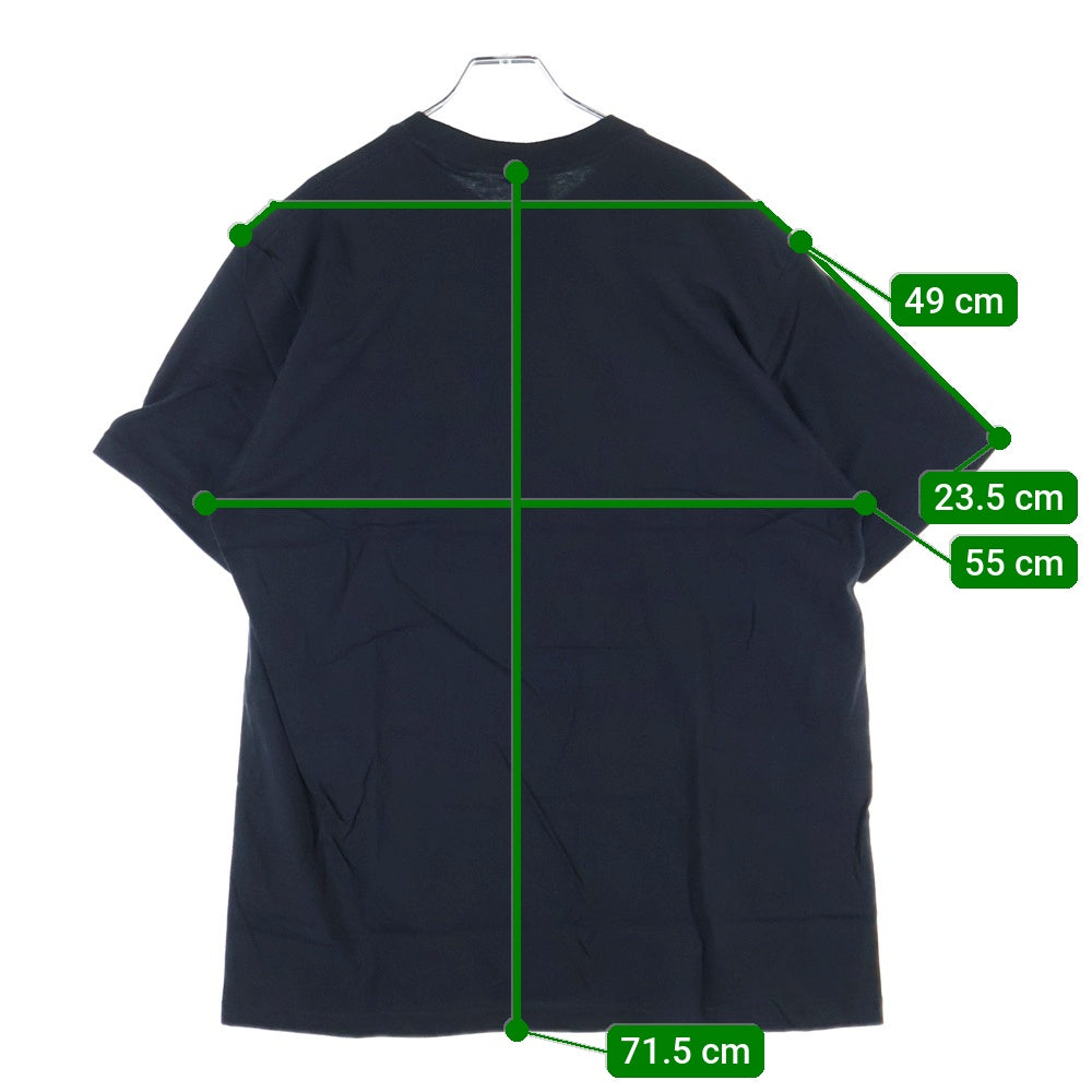 SUPREME(シュプリーム) 20SS Chrome Logo Tee クローム ロゴプリント クルーネック半袖Tシャツ カットソー ブラック