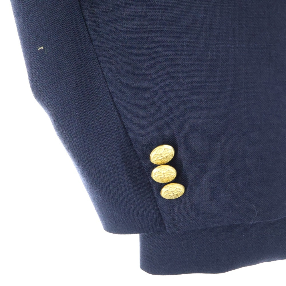 TOMORROWLAND(トゥモローランド) ウール ダブルブレステッド6Bスーツジャケット ネイビー 63-07-31-07003