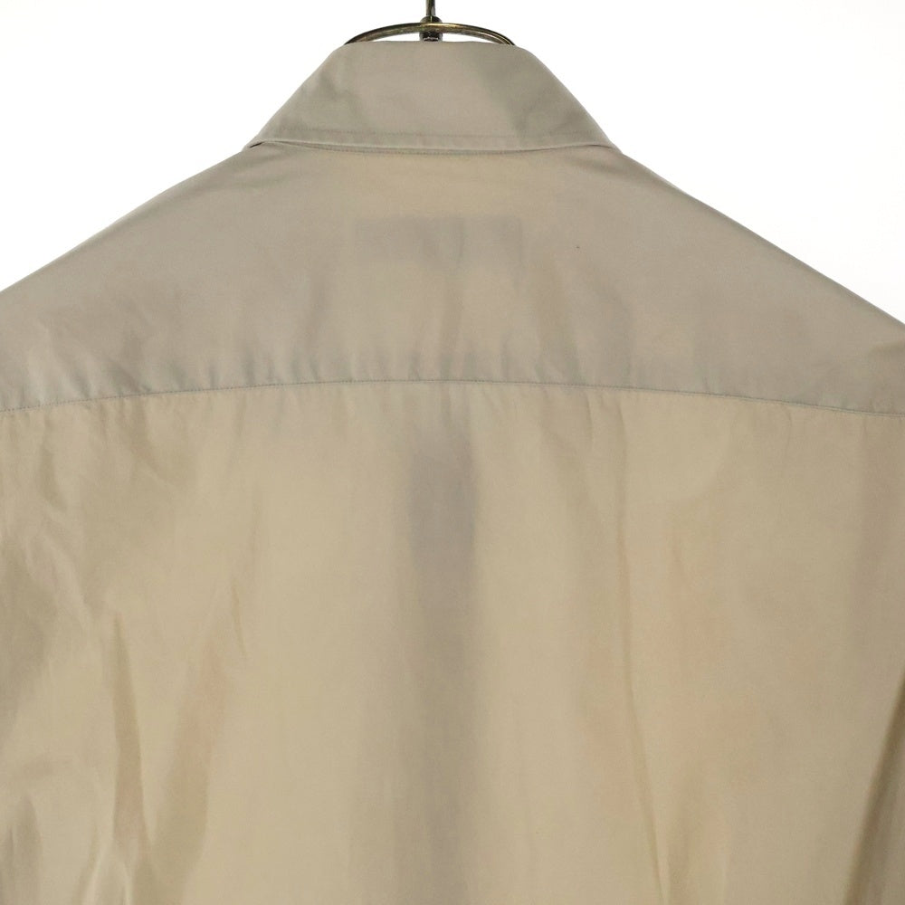 TOMORROWLAND PILGRIM(トゥモローランド ピルグリム) スーピマコットンブロード ワイドスプレッドカラー長袖シャツ ベージュ 61-01-31-01401