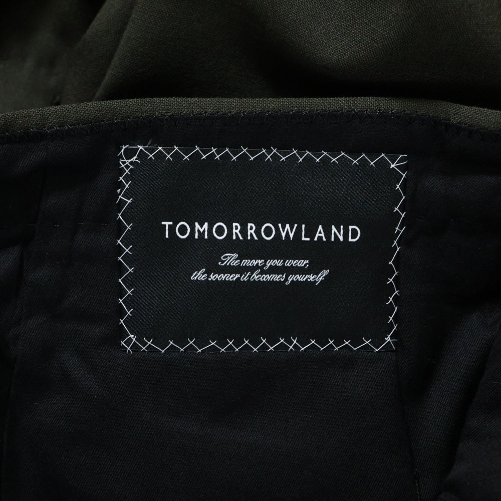 TOMORROWLAND(トゥモローランド) ウール ダブルブレステッド6Bスーツセットアップ スーツ カーキ