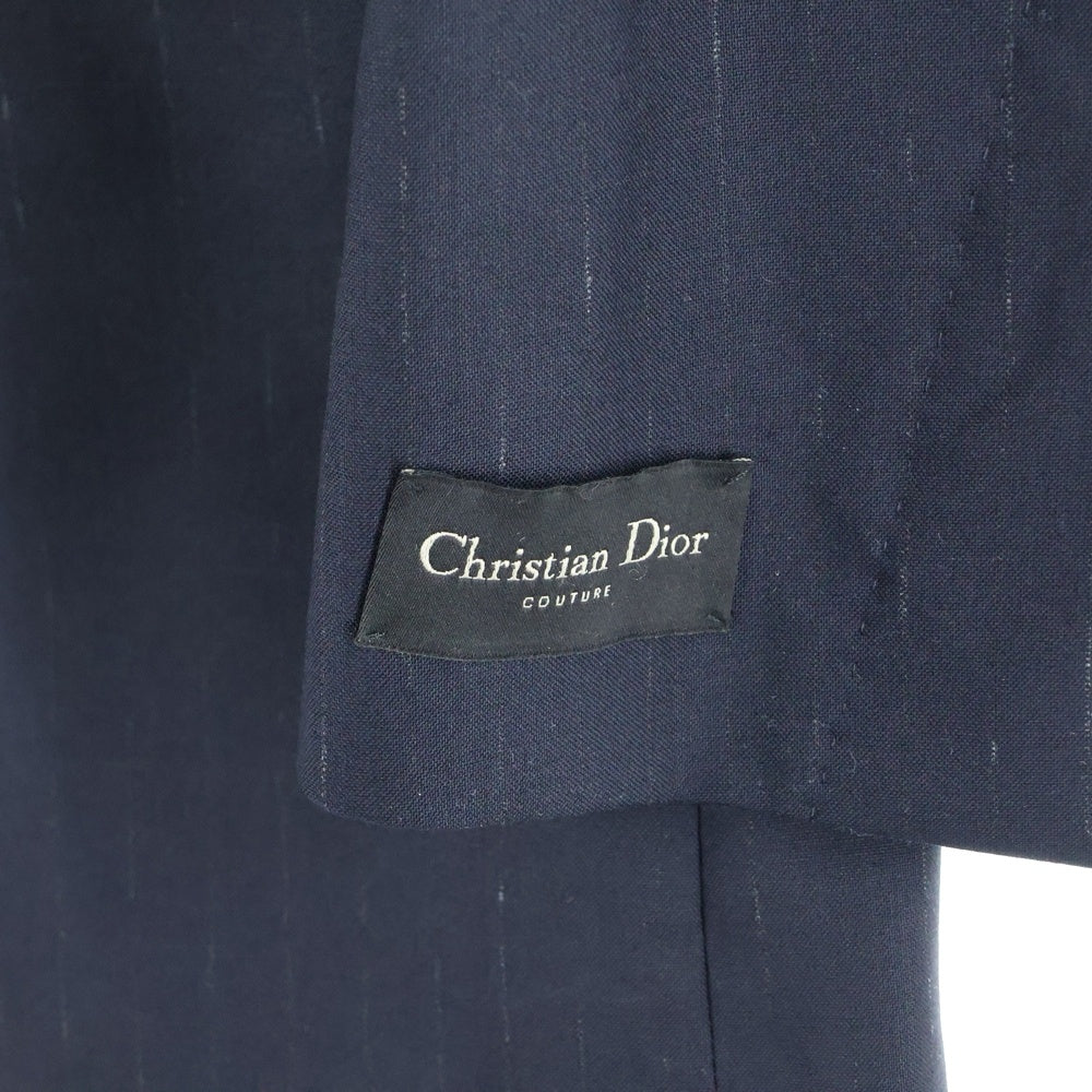 DIOR(ディオール) 23AW スラブ バージンウール スーツ ジャケット ネイビー 393C221A5852
