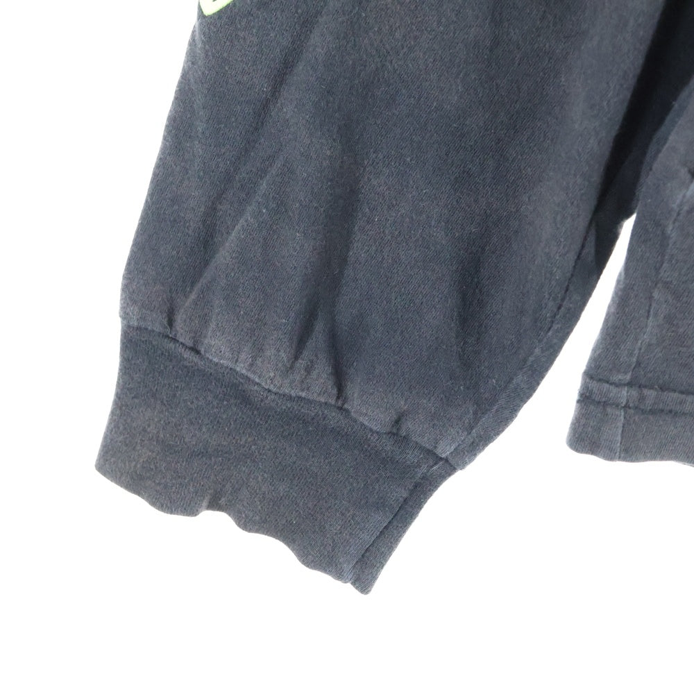 CHROME HEARTS(クロムハーツ) Back Grad Circle Logo L/S Tee グラデーション サークルロゴ フローラル ロングスリーブTシャツ 長袖カットソー ブラック
