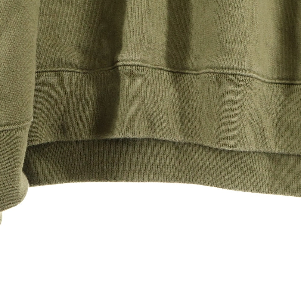 VETEMENTS(ヴェトモン) MAYBE MENTAL HOODIE プリントデザイン プルオーバーパーカー フーディー カーキ UA53HD480M