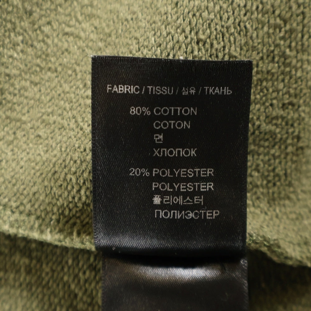 VETEMENTS(ヴェトモン) MAYBE MENTAL HOODIE プリントデザイン プルオーバーパーカー フーディー カーキ UA53HD480M