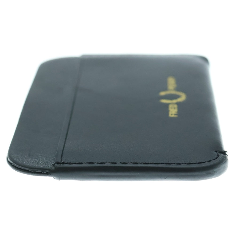 FRED PERRY(フレッドペリー) BOX GENUINE LEATHER CORDHORDER レザー カードホルダー ブラック