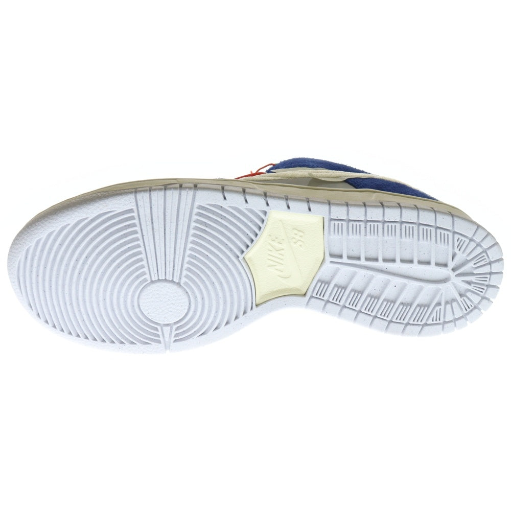 NIKE SB(ナイキエスビー) ×FLY STREETWEAR SB DUNK LOW GARDENIA DQ5130-400 フライ ストリートウェア エスビー ダンク ガーデニア ローカットスニーカー ブルー/ホワイト US9/27cm