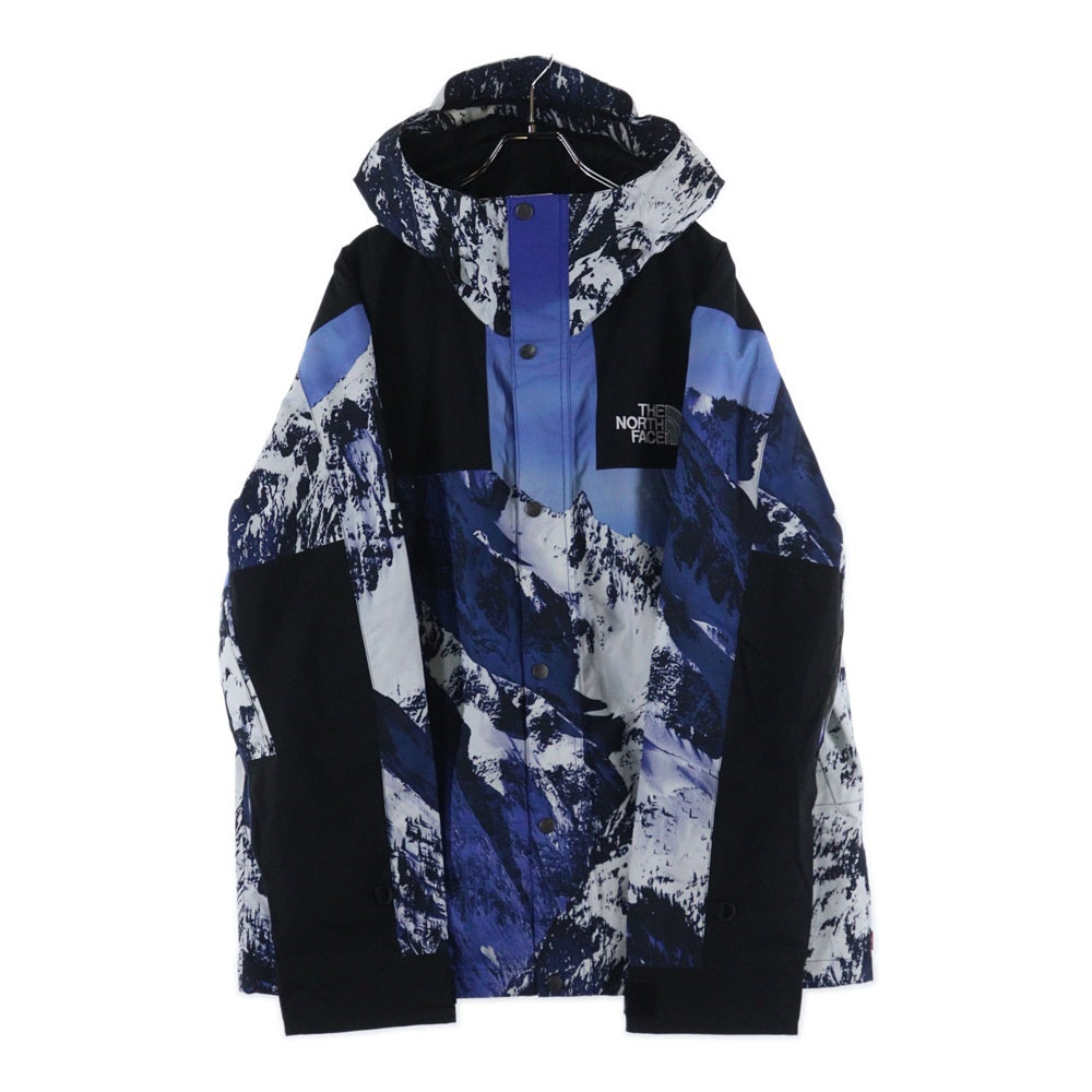 SUPREME(シュプリーム) 17AW ×THE NORTH FACE Mountain Parka ザノースフェイス 雪山 マウンテンパーカー ナイロンジャケット ブルー/ブラック NP61701I