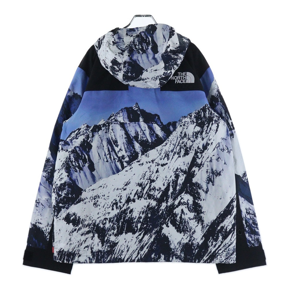 SUPREME(シュプリーム) 17AW ×THE NORTH FACE Mountain Parka ザノースフェイス 雪山 マウンテンパーカー ナイロンジャケット ブルー/ブラック NP61701I