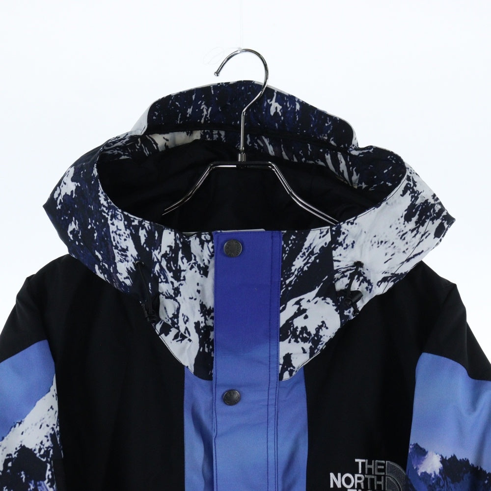 SUPREME(シュプリーム) 17AW ×THE NORTH FACE Mountain Parka ザノースフェイス 雪山 マウンテンパーカー ナイロンジャケット ブルー/ブラック NP61701I