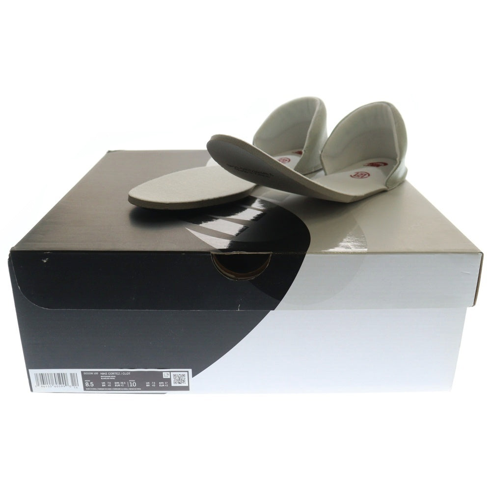 NIKE(ナイキ) × CLOT CORTEZ WHITE AND GAME ROYAL DZ3239-100 クロット コルテッツ ホワイトアンドゲームロイヤル ローカットスニーカー ホワイト US8.5/26.5cm