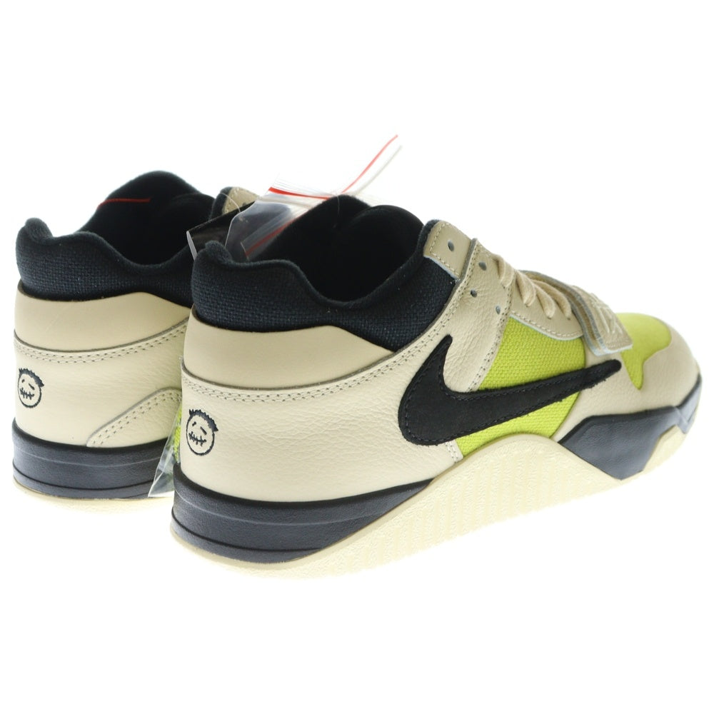 NIKE(ナイキ) ×TRAVISSCOTT JORDAN JUMPMAN JACK CJ1 T-Rexx Bright Cactus ジョーダン ジャンプマンジャック ブライトカクタス ローカットスニーカー US9/27cm FZ8117-102