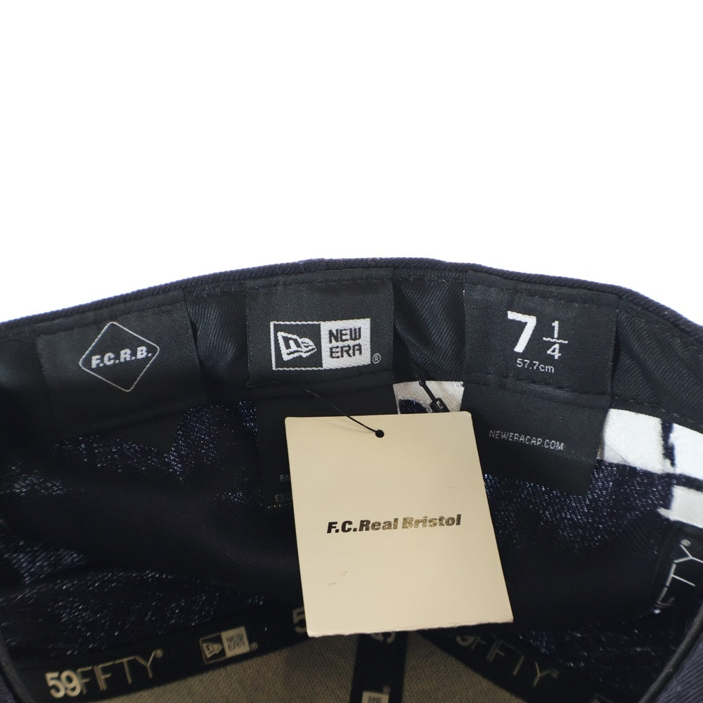 F.C.R.B./F.C.Real Bristol/FCRB(エフシーアールビー/エフシーレアルブリストル) × NEWERA EMBLEM 59FIFTY CAP ニューエラ エンブレム キャップ 帽子 ブラック