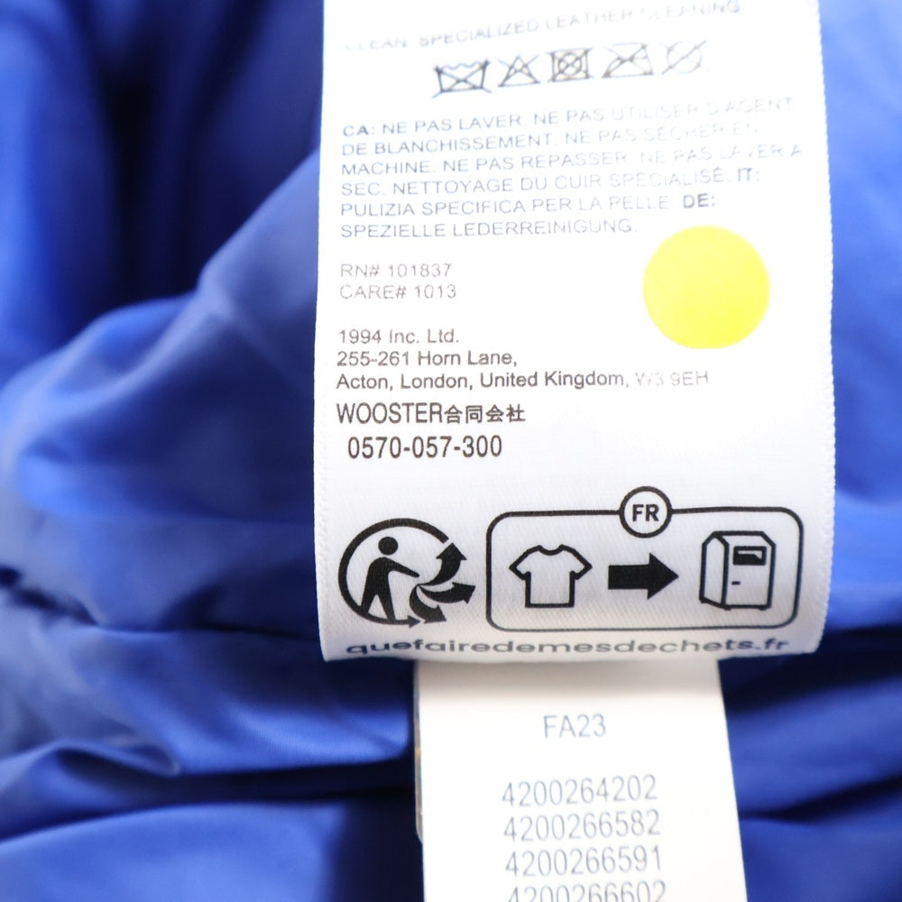 SUPREME(シュプリーム) 23AW ×THE NORTH FACE Suede Nuptse Jacket ノースフェイス スウェード ヌプシ ダウン ジャケット ブルー NF0A875N