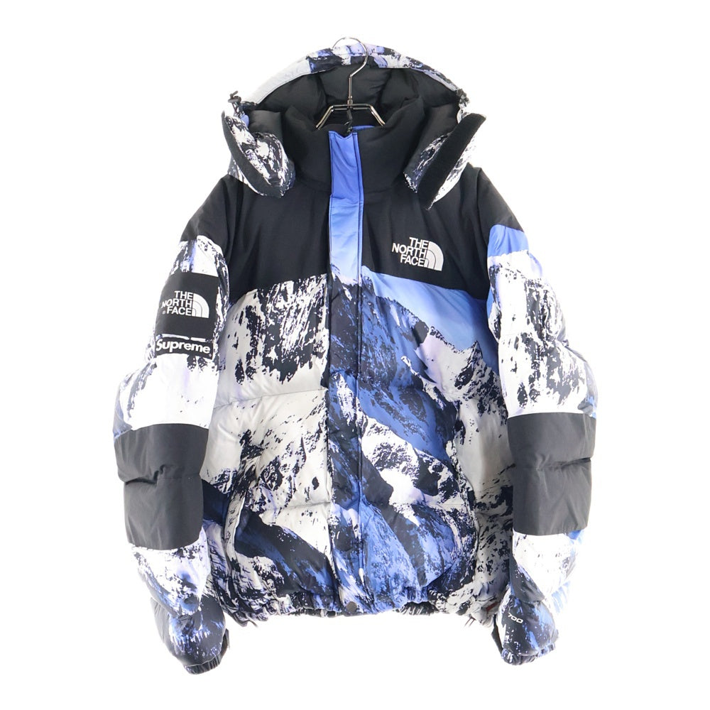 SUPREME(シュプリーム) 17AW ×THE NORTH FACE Mountain Baltoro Jacket ザノースフェイス マウンテンバルトロジャケット 雪山 ブルー/ホワイト ND91701I