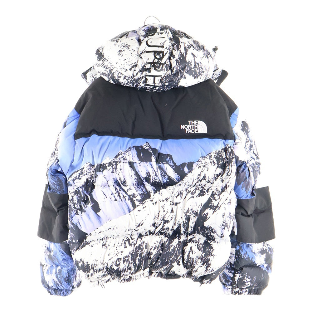 SUPREME(シュプリーム) 17AW ×THE NORTH FACE Mountain Baltoro Jacket ザノースフェイス マウンテンバルトロジャケット 雪山 ブルー/ホワイト ND91701I
