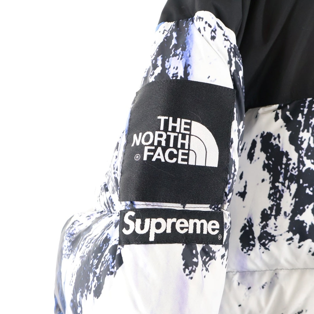 SUPREME(シュプリーム) 17AW ×THE NORTH FACE Mountain Baltoro Jacket ザノースフェイス マウンテンバルトロジャケット 雪山 ブルー/ホワイト ND91701I