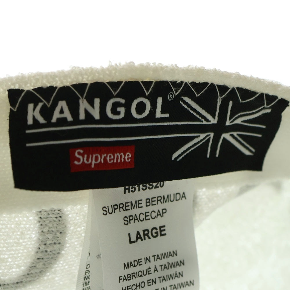 SUPREME(シュプリーム) 20SS ×KANGOL BERMUDA SPACECAP バミューダスペースキャップ ホワイト H51SS20