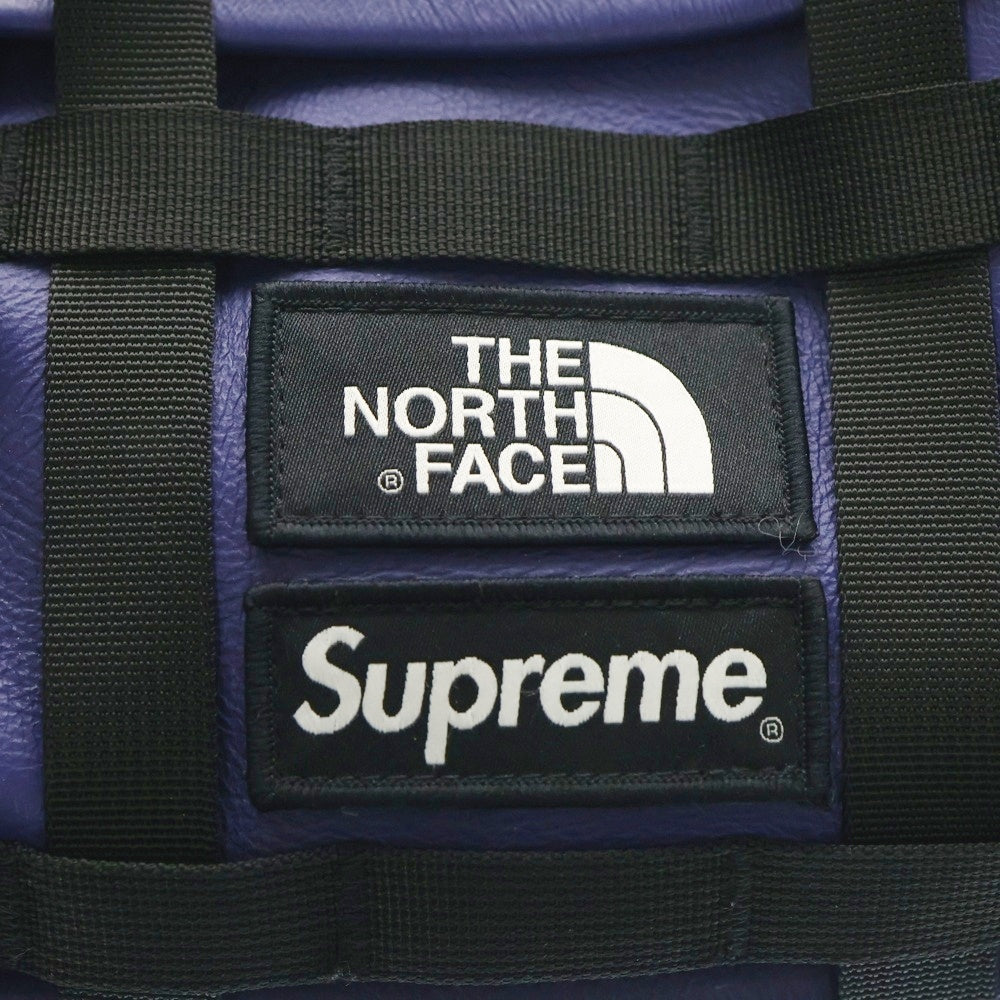 SUPREME(シュプリーム) 18AW×THE NORTH FACE Leather Mountain Waist Bag ザ ノースフェイス レザーマウンテン ウェイストバッグ ショルダーバッグ パープル NF0A3VJA