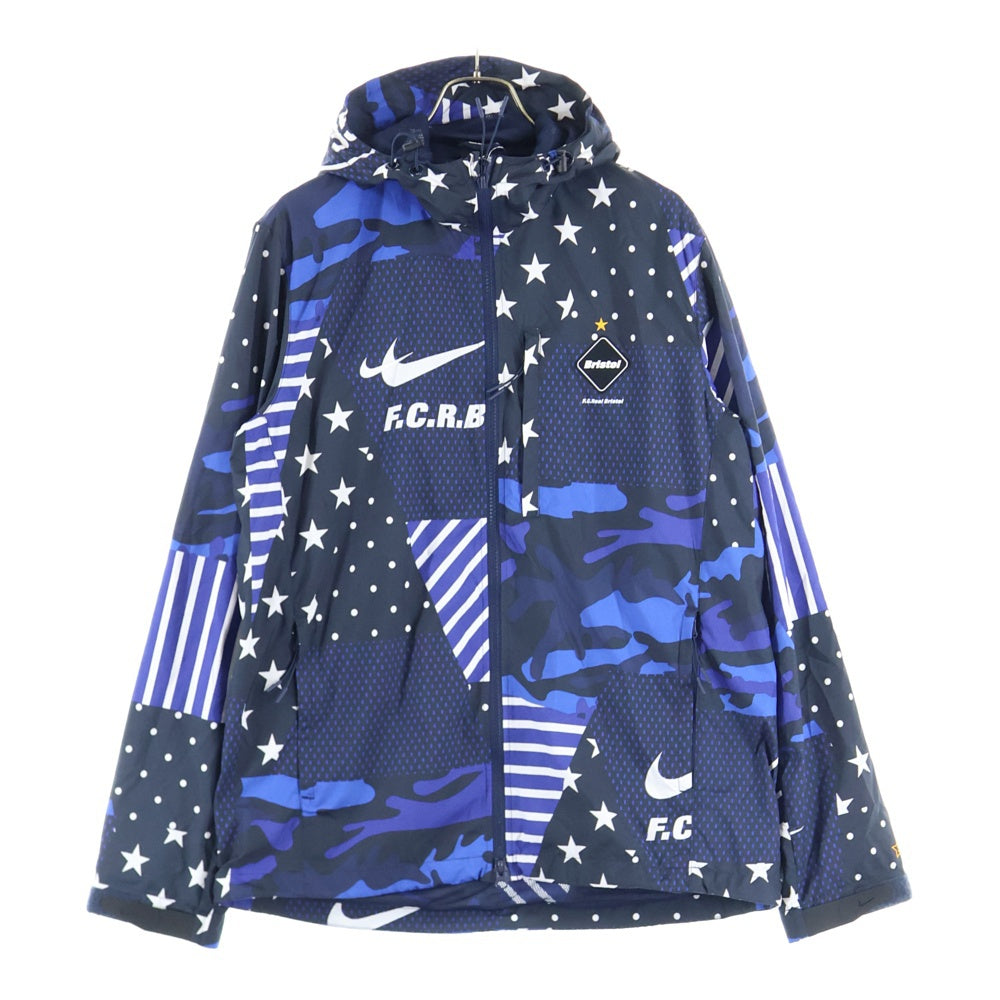NIKE(ナイキ) × FCRB WOVEN PRACTICE JACKET ウーブンプラクティス ナイロンジャケット ブルー 823120-450