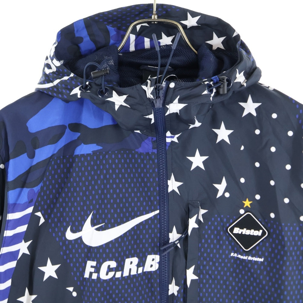 NIKE(ナイキ) × FCRB WOVEN PRACTICE JACKET ウーブンプラクティス ナイロンジャケット ブルー 823120-450