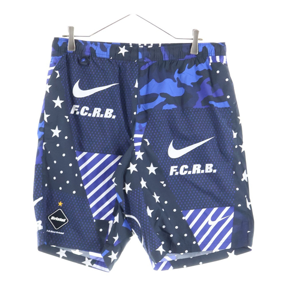 NIKE(ナイキ) × FCRB WOVEN PRACTICE SHORTS ウーブンプラクティスショーツ ハーフパンツ ブルー 823122-450
