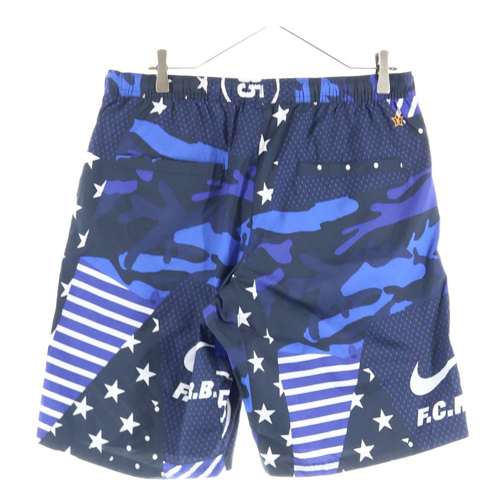 NIKE(ナイキ) × FCRB WOVEN PRACTICE SHORTS ウーブンプラクティスショーツ ハーフパンツ ブルー 823122-450