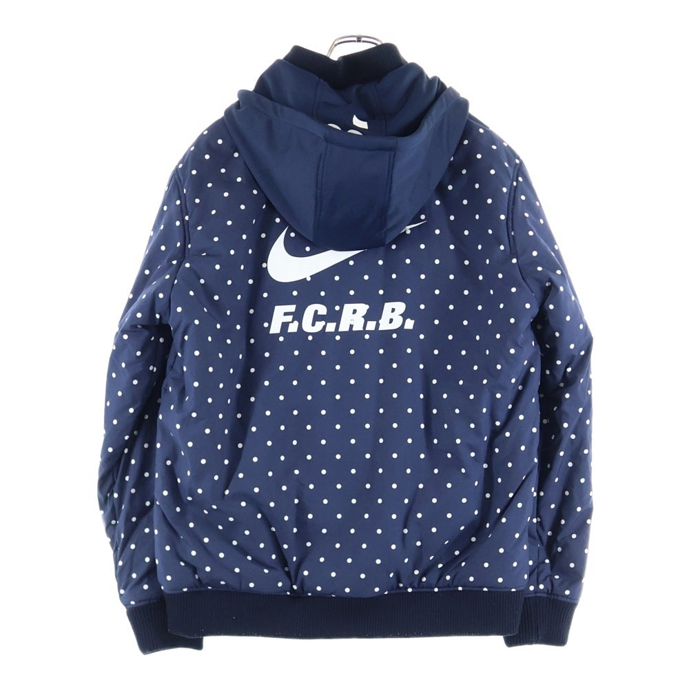 NIKE(ナイキ) 15AW × FCRB RIVERSIBLE STADIUM JACKET リバーシブルスタジアムジャケット スタジャン ネイビー 789533-450