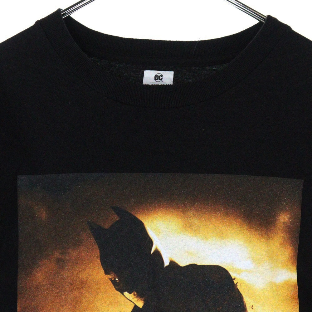 WACKO MARIA(ワコマリア) × DC THE DARK KNIGHT TRILOGY CREW NECK T-SHIRT クルーネック半袖カットソー ロゴ刺繍 ブラック