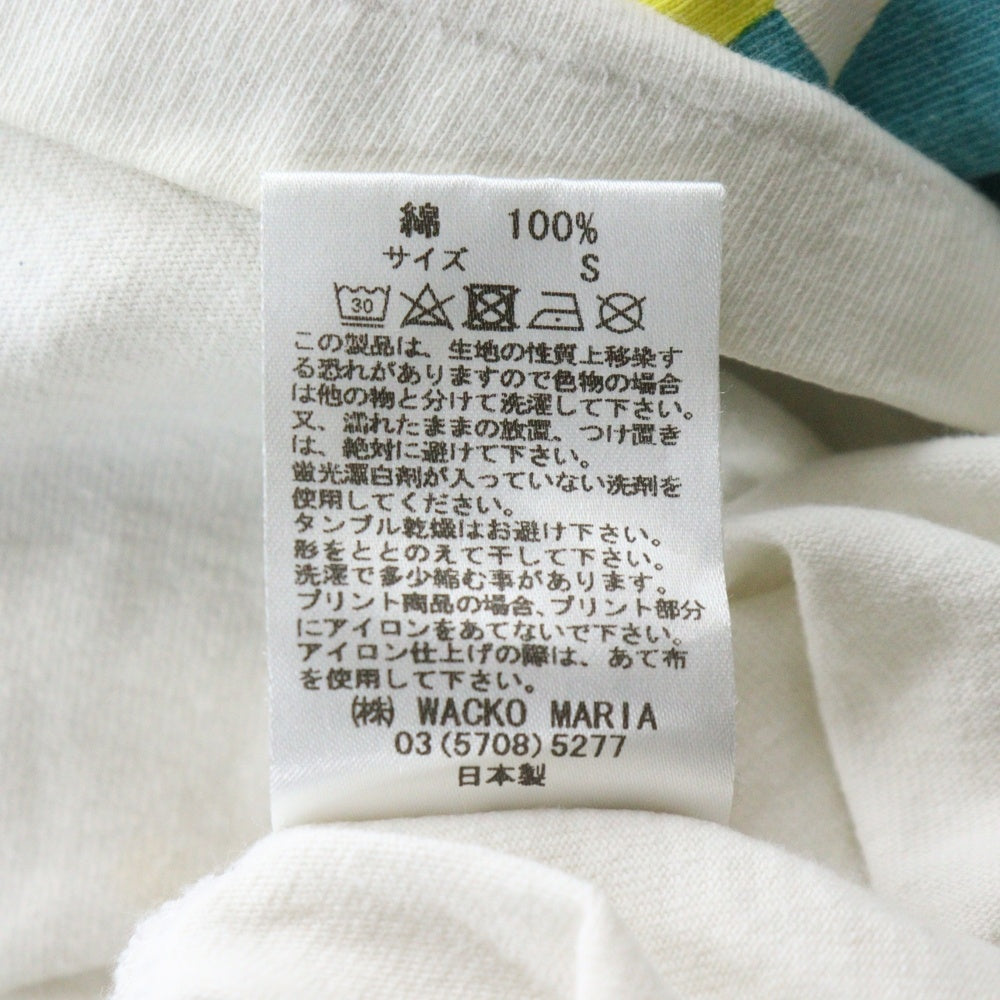 WACKO MARIA(ワコマリア) CHET BAKER CREW NECK T-SHIRT チェットベイカー クルーネック半袖カットソー ホワイト