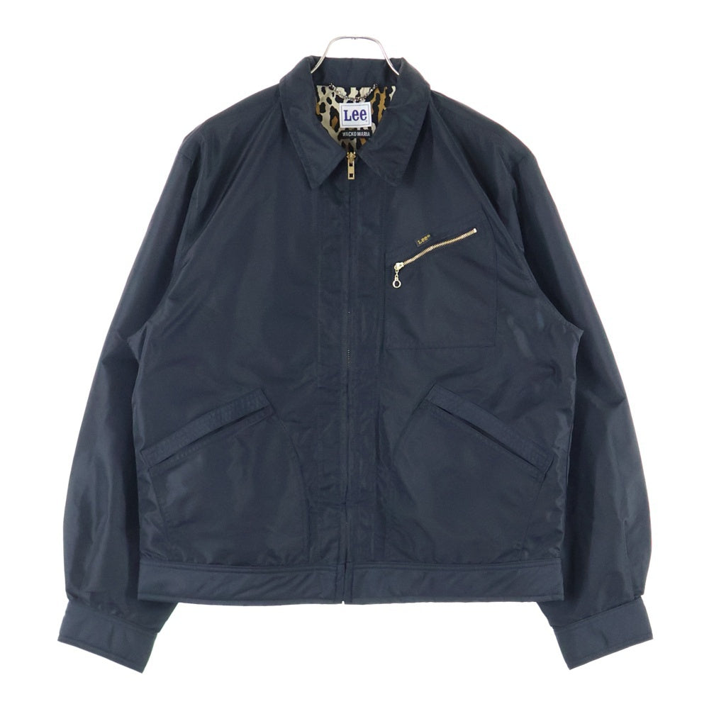 WACKO MARIA(ワコマリア) × LEE NYLO 91-B JACKET ナイロンジャケット レオパード ブラック LB0602