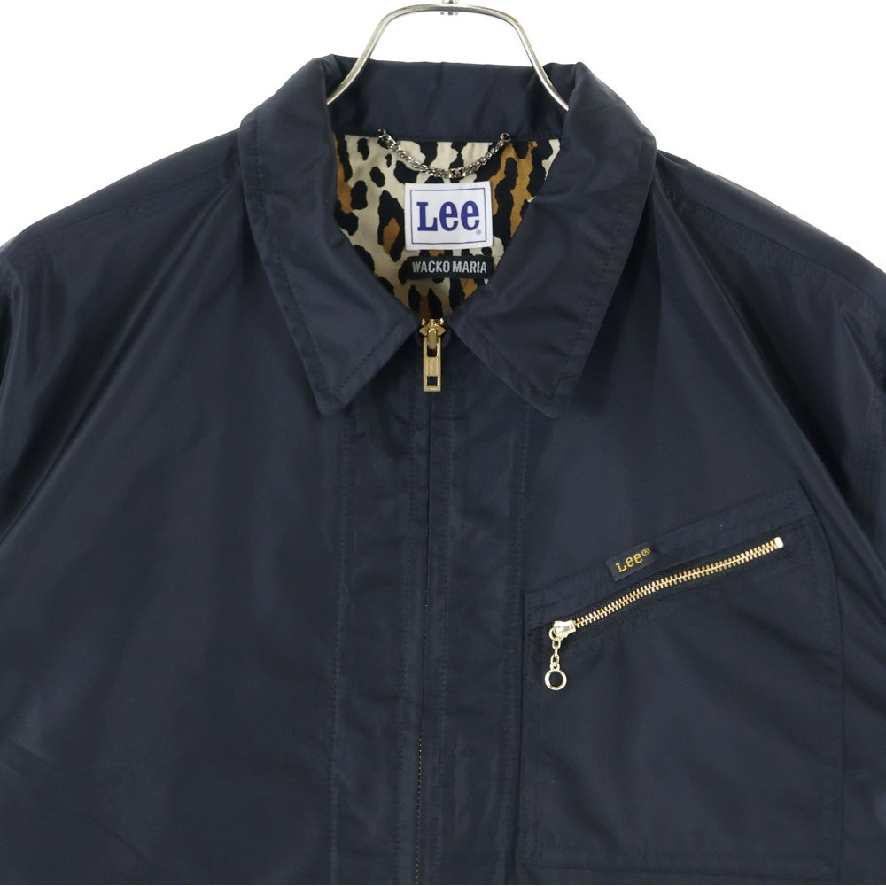 WACKO MARIA(ワコマリア) × LEE NYLO 91-B JACKET ナイロンジャケット レオパード ブラック LB0602
