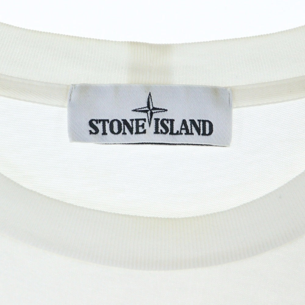 STONE ISLAND(ストーンアイランド) CREW NECK TEE クルーネック半袖Tシャツカットソー ホワイト 701524113