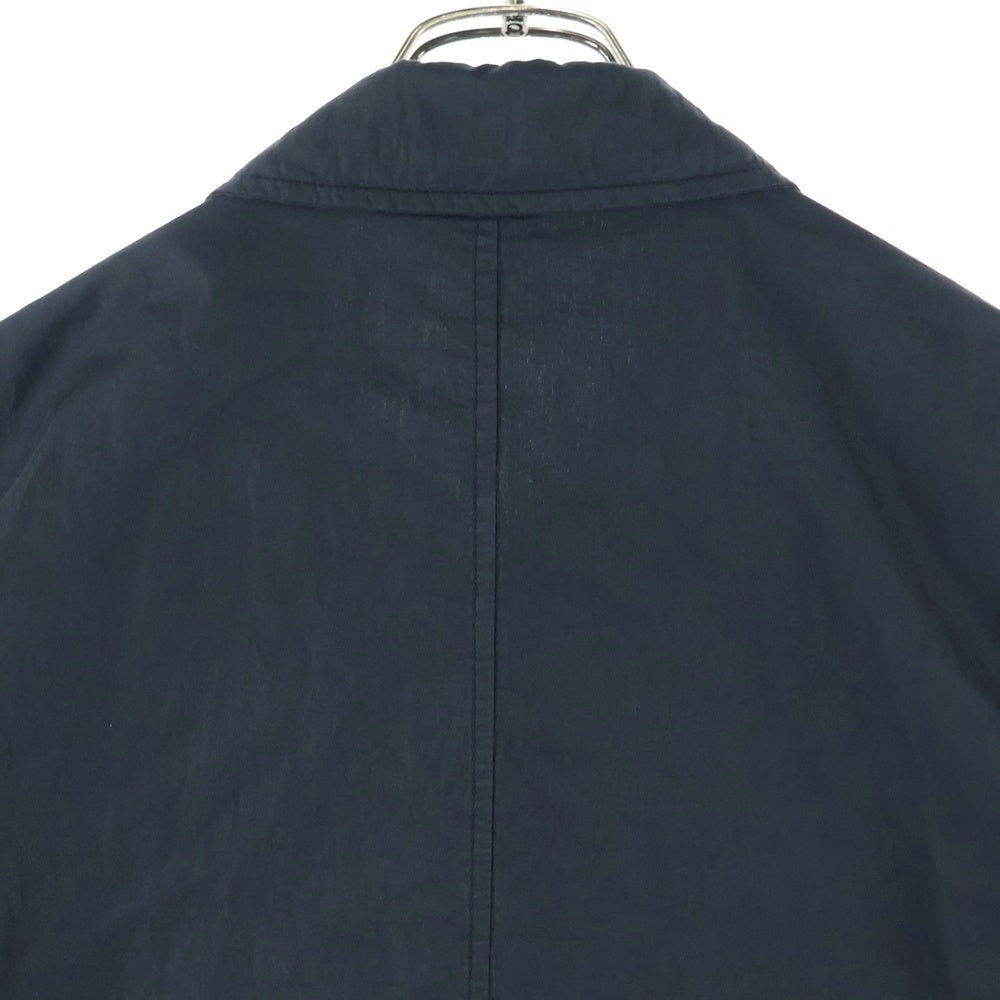 STONE ISLAND(ストーンアイランド) 23AW Garment Dye Cotton Nylon Poplin Zip-Up Blouson Jacket ガーメントダイ ナイロンジップアップブルゾン ジャケット 721510408 ブラック